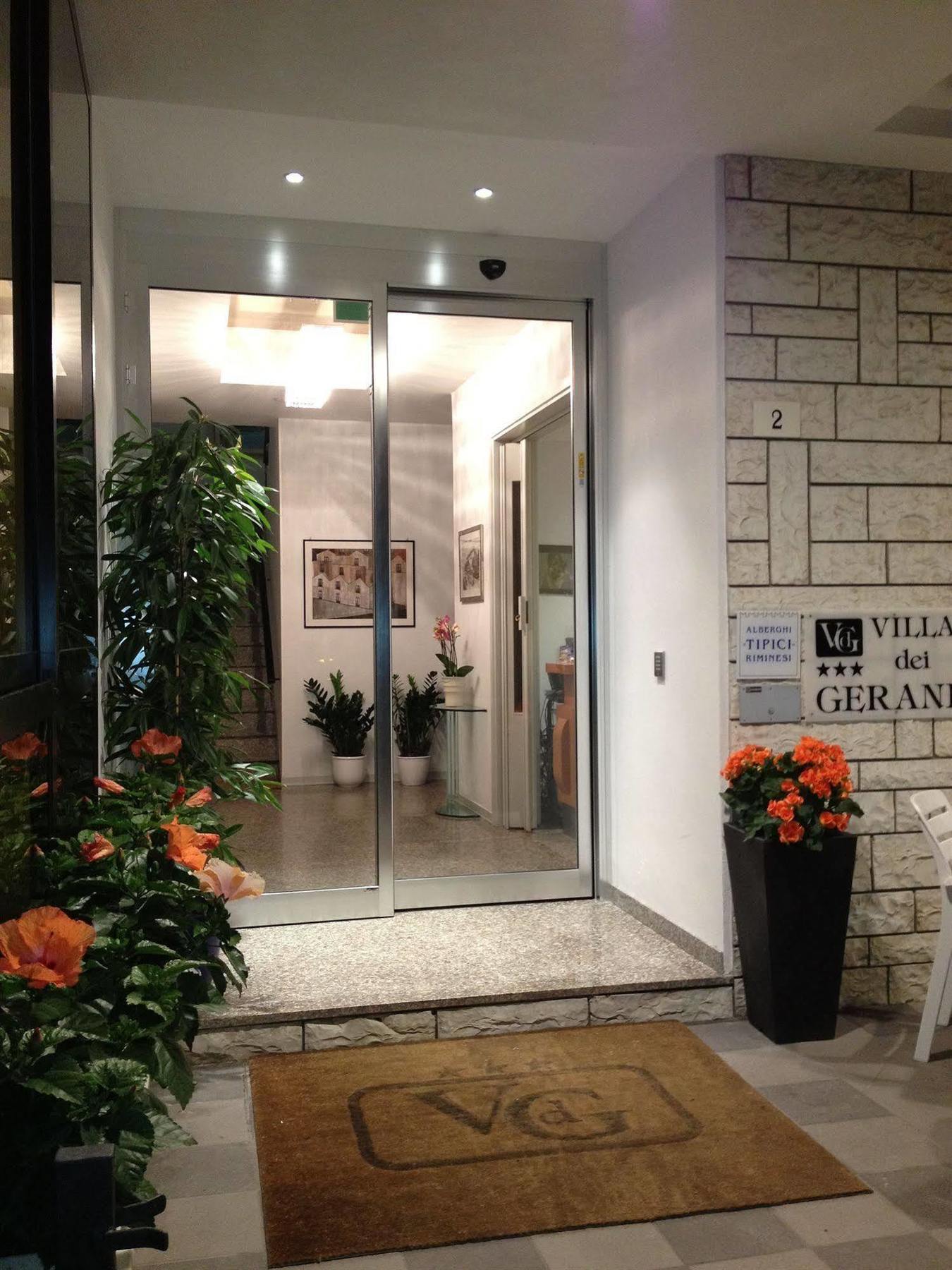 Hotel Villa Dei Gerani Rimini Zewnętrze zdjęcie